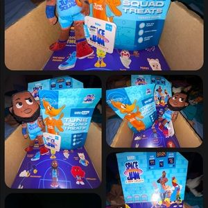 Lebron James Dog Toy Barkbox and bag of treats